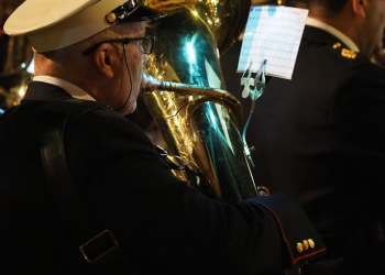 Componentes de la AM Cristo de Gracia en el Sábado de Pasión 2026
