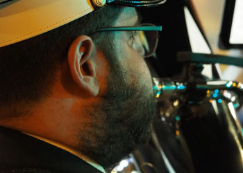 Componentes de la AM Cristo de Gracia en el Sábado de Pasión 2026